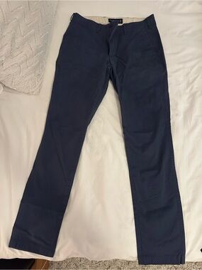 Abercrombie & Fitch Dark Navy Skinny Stretch Chinos
